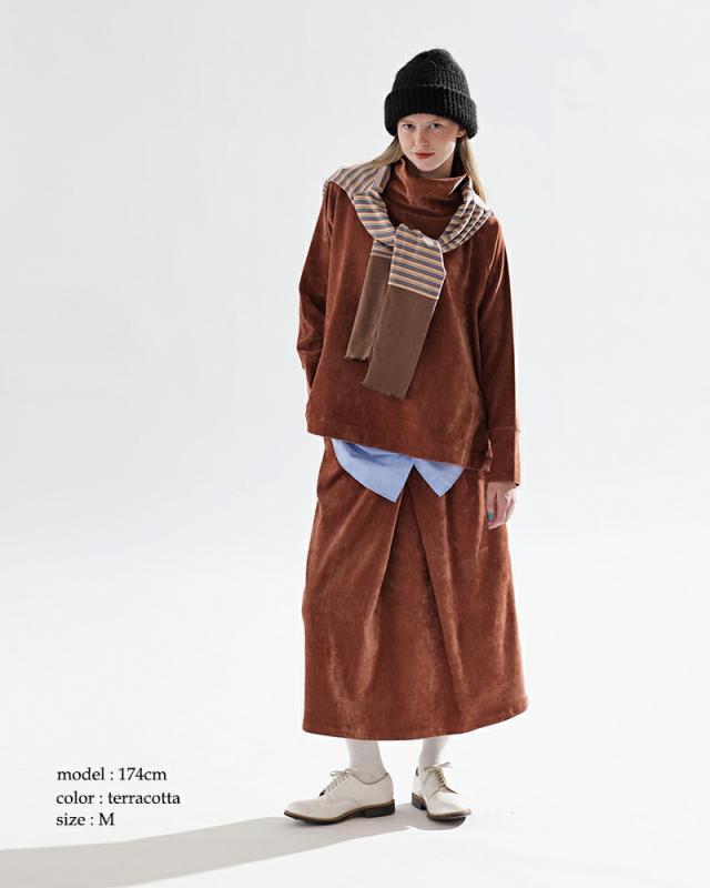 kelen ケレン  ストレッチ ジャージー タック デザイン スカート “YELL” lkl25wsk2049 レディース 2025aw新作 クーポン対象