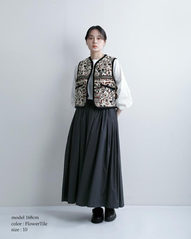 LAVENHAM ラベンハム ジャカード クロップド ソーンハム ベスト ジャケット JACQUARD CROPPED THORNHAM WOMENS lv13128 レディース 2026ss新作 春夏 クーポン対象_2