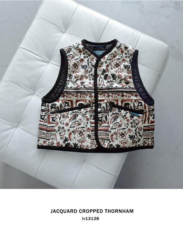LAVENHAM ラベンハム ジャカード クロップド ソーンハム ベスト ジャケット JACQUARD CROPPED THORNHAM WOMENS lv13128 レディース 2026ss新作 春夏 クーポン対象_4