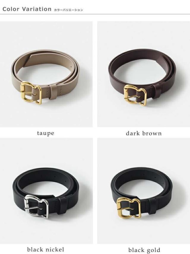 レフィエ ベルト LEFIJE  カウレザー リング ベルト “Tresor” m5032a  クーポン対象