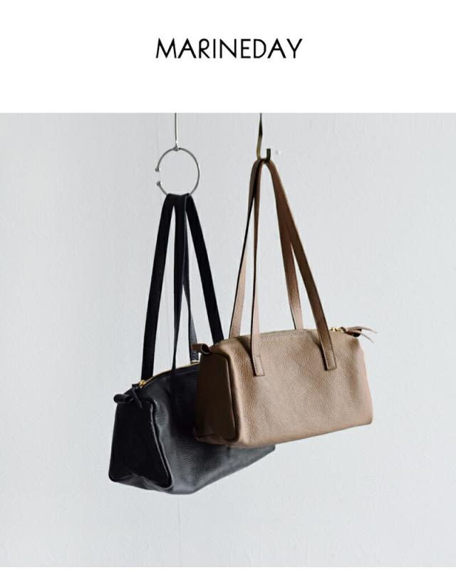 マリンデイ ボストンバッグ MARINE DAY  シュリンク カウレザー ボストンバッグ “MARIA” maria