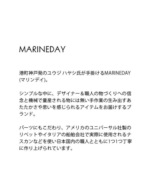 MARINE DAY マリンデイ  66ナイロン×栃木レザー ショルダーバッグ “FREDERICK” frederickレディース 2026ss新作 春夏2025aw新作
