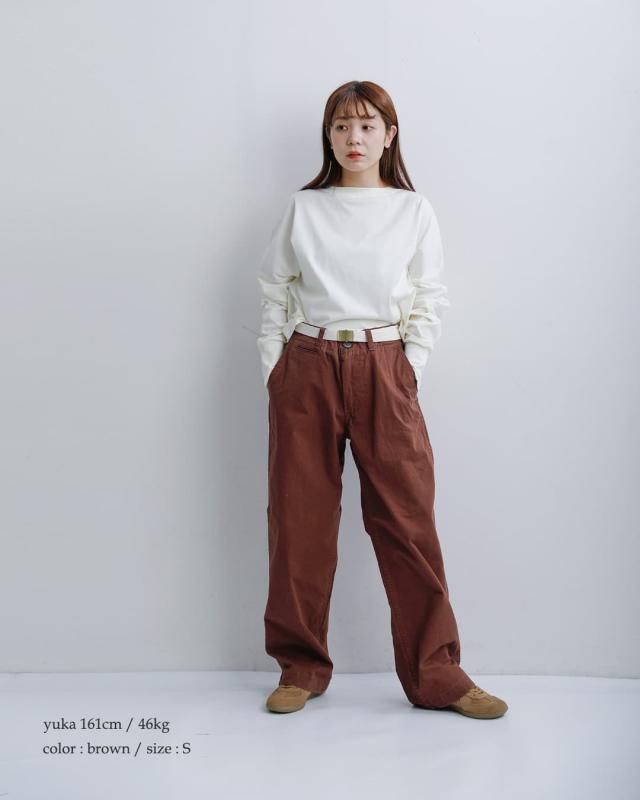 MASTER&Co. マスターアンドコー ベルト付き コットン チノパンツ mc076 2026ss新作 春夏 クーポン対象_2