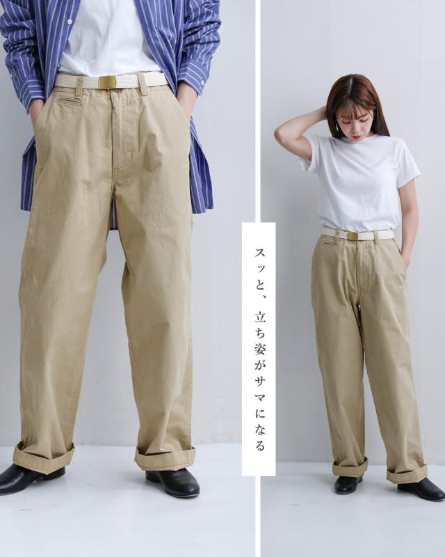 MASTER&Co. マスターアンドコー ベルト付き コットン チノパンツ mc076 2026ss新作 春夏 クーポン対象_6