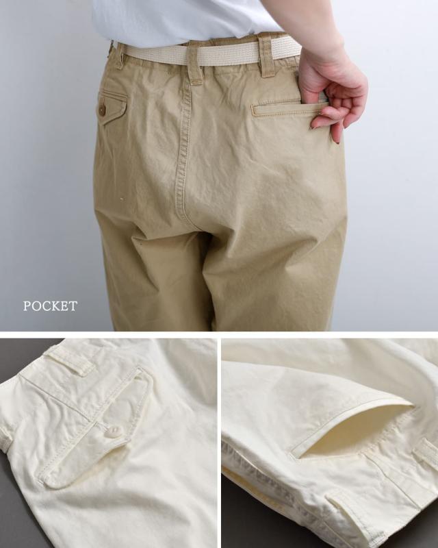 MASTER&Co. マスターアンドコー ベルト付き コットン チノパンツ mc076 2026ss新作 春夏 クーポン対象_12