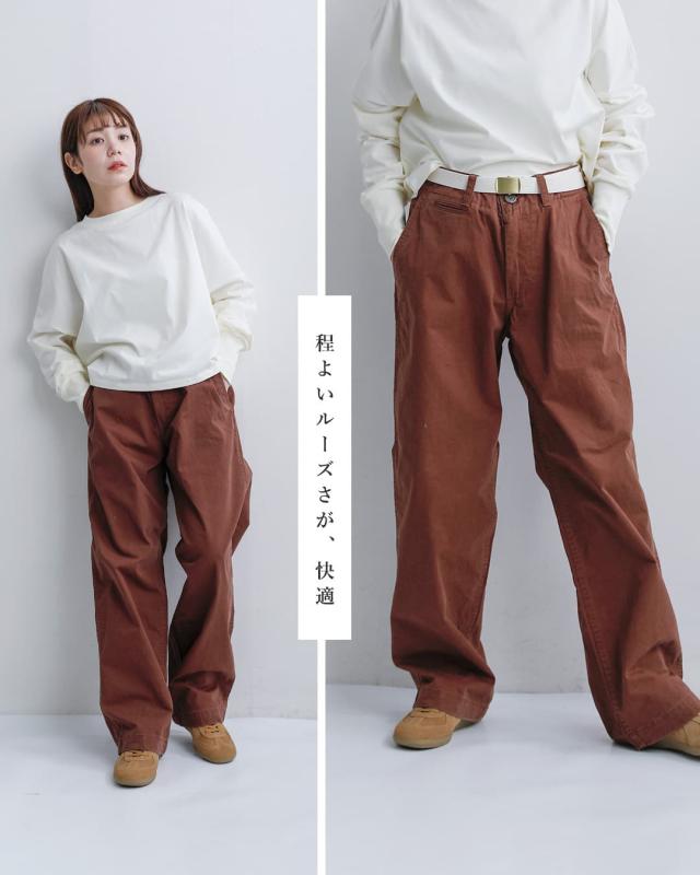 MASTER&Co. マスターアンドコー ベルト付き コットン チノパンツ mc076 2026ss新作 春夏 クーポン対象_13