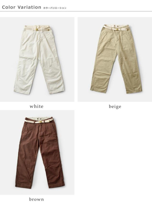 MASTER&Co. マスターアンドコー ベルト付き コットン チノパンツ mc076 2026ss新作 春夏 クーポン対象_16