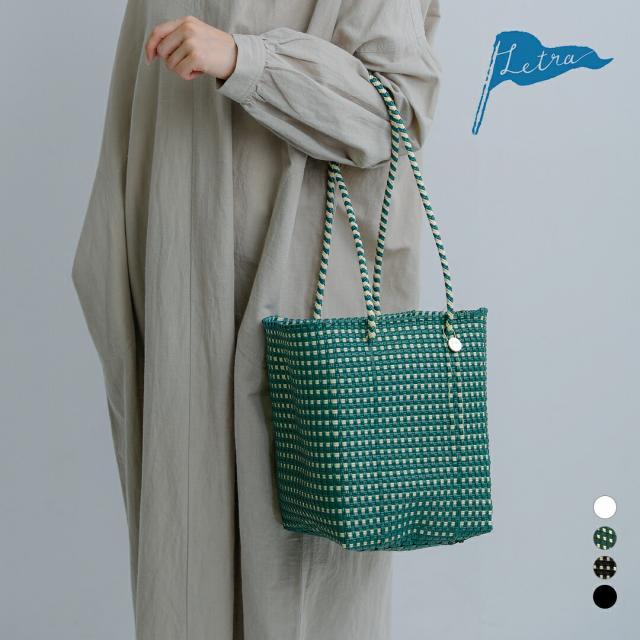 [NEW]Letra レトラ メルカドバケットバッグ ロングハンドル ミニチェック バケツ 肩がけ “MERCADO BUCKET” mercadobucket-lh レディース