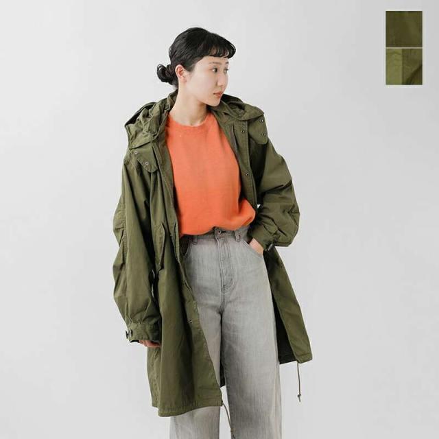 カーキ kha:ki  コットン ナイロン ギャバ TYPE-65 ミリタリー パーカー“NEW TYPE-65 COAT” mil22fjk3180 アウター  クーポン対象