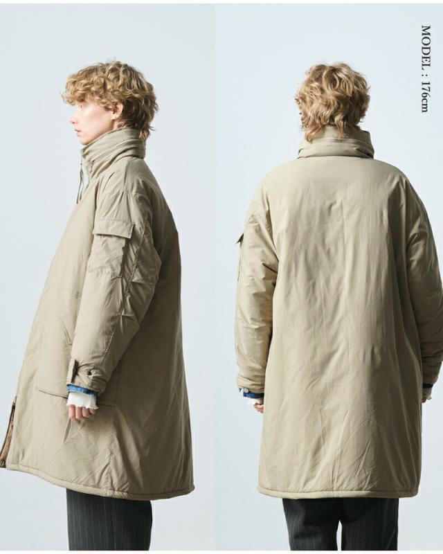 セール 20%OFF kha:ki カーキ ミリタリー パティングコート “MIL
