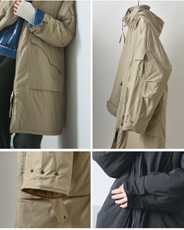 セール 20%OFF kha:ki カーキ ミリタリー パティングコート “MIL