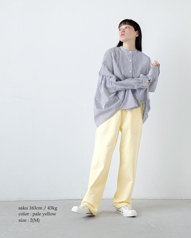 PROTAGONISTA カーキ スウェットストレートパンツ IMG_4452_faaa04f1