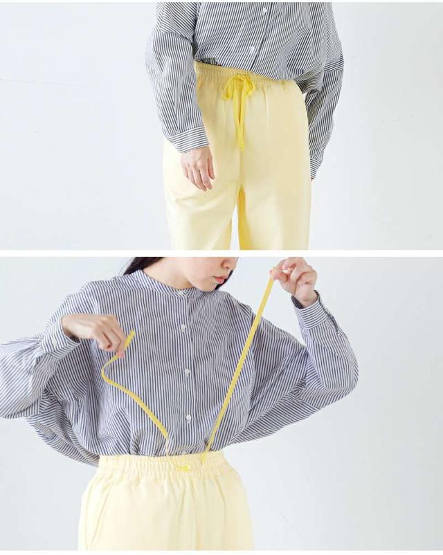 カーキ kha:ki ハイゲージ裏毛 ストレート スウェット パンツ