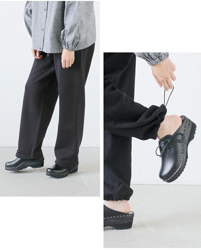 カーキ kha:ki ハイゲージ裏毛 ストレート スウェット パンツ