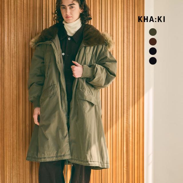 [2026aw新作]KHA:KI カーキ ライトポプリン ミリタリー ロングコート TYPE-B11 COAT mil26fjk3258 レディース 秋冬 38,610円