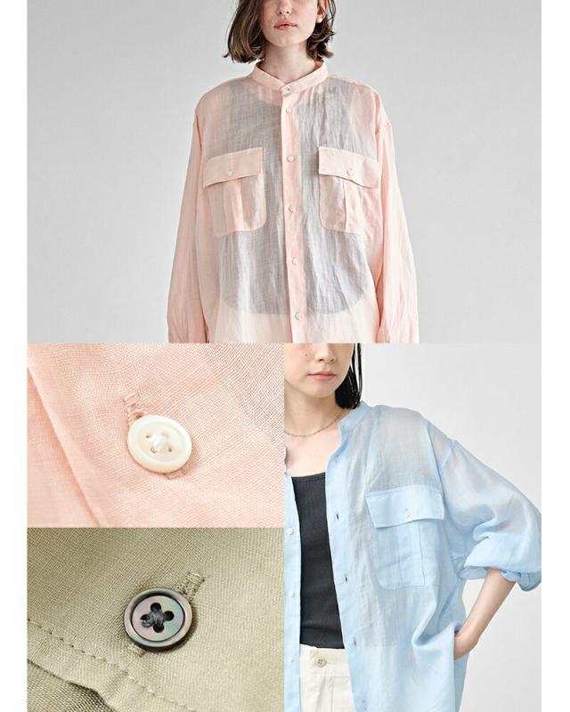 kha:ki カーキ シアーラミーポプリン ミドル オーバー シャツ “R.A.F. MIDDLE SHIRTS” mil26hbl3155 レディース 2026ss新作 春夏 クーポン対象