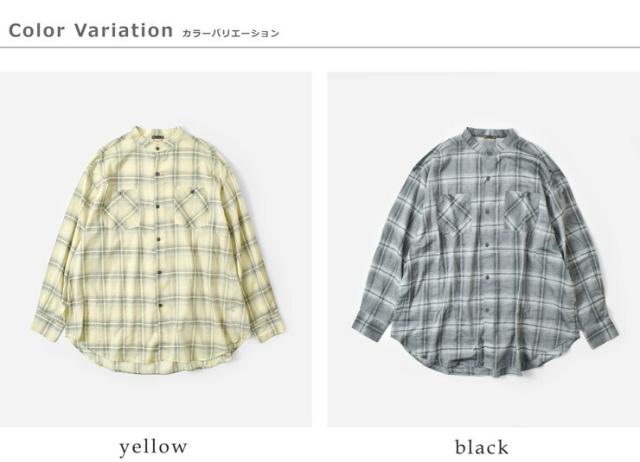 kha:ki カーキ シアーオンブレチェック オーバーシャツ “SHEER CHECK OVER SHIRTS” mil26hbl3157 レディース 2026ss新作 春夏 クーポン対象
