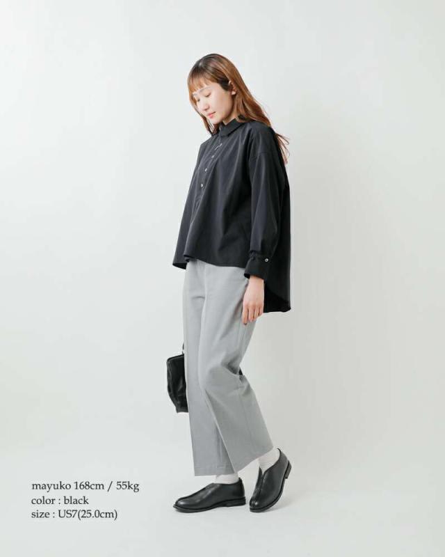 モールシューズ パンプス molle shoes 撥水 カウレザー フラット カンフーシューズ “KUNG-FU” mls210301-22_2