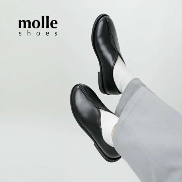 モールシューズ パンプス molle shoes 撥水 カウレザー フラット カンフーシューズ “KUNG-FU” mls210301-22_1