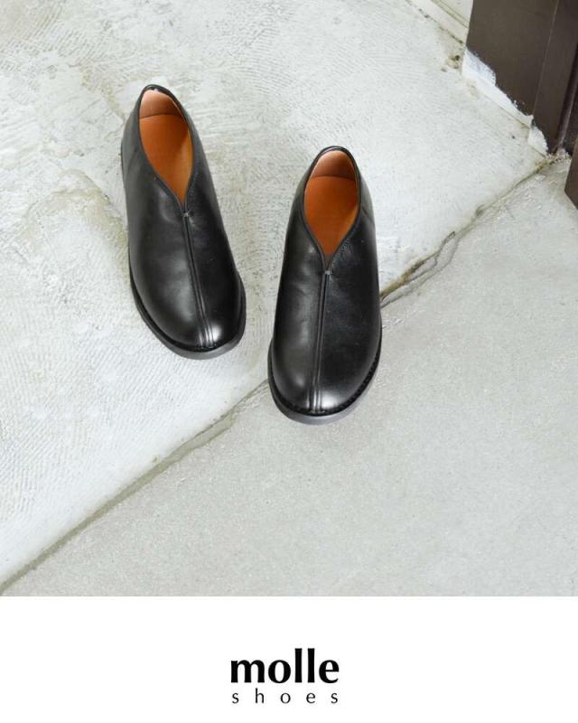 モールシューズ パンプス molle shoes 撥水 カウレザー フラット カンフーシューズ “KUNG-FU” mls210301-22_5