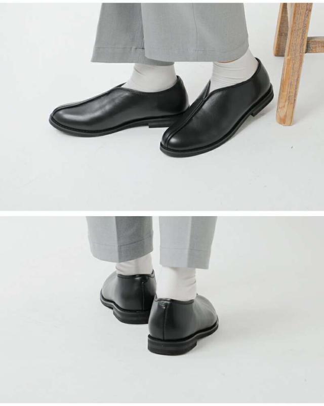 モールシューズ パンプス molle shoes 撥水 カウレザー フラット カンフーシューズ “KUNG-FU” mls210301-22_7