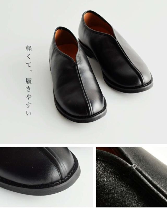 モールシューズ パンプス molle shoes 撥水 カウレザー フラット カンフーシューズ “KUNG-FU” mls210301-22_9