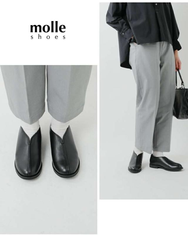 モールシューズ パンプス molle shoes 撥水 カウレザー フラット カンフーシューズ “KUNG-FU” mls210301-22_10