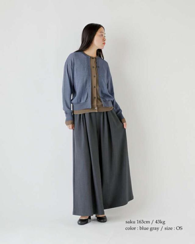 ミューニック カーディガン Munich クレープジョーゼット ニット