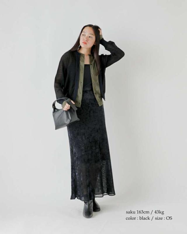 ミューニック カーディガン Munich クレープジョーゼット ニット