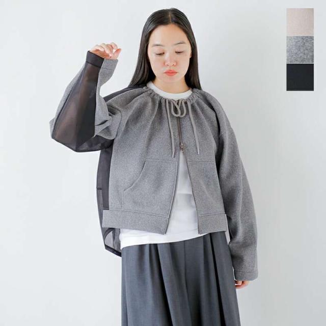 ミューニック Munich  シアー メッシュ ダブルラッセル ジップ ブルゾン mn252u12 アウター  ☆☆ クーポン対象