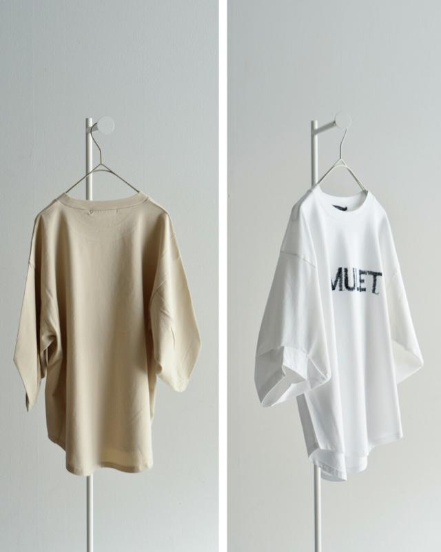 Munich ミューニック コットン ウォッシュドジャージー レタード刺繍 Tシャツ mn261u21 レディース 春夏_13