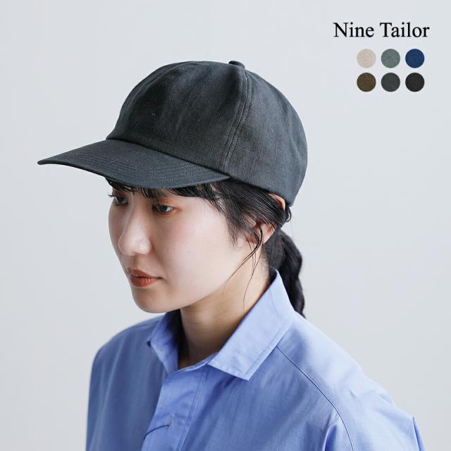 Nine Tailor ナインテイラー リネン スマイリーキャップ Catnip Cap n-1619 レディース 春夏