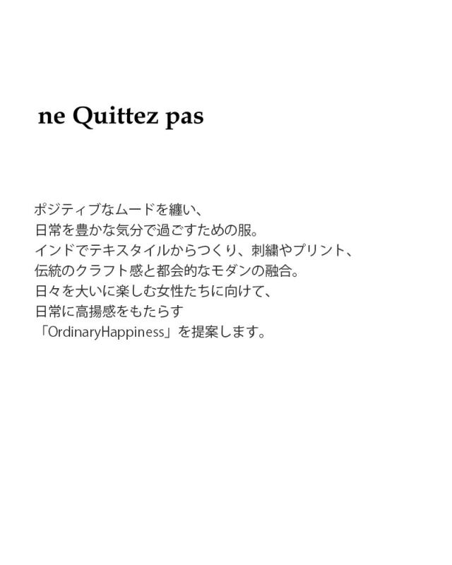 ne Quittez pas ヌキテパ コットンボイル ストライプ ギャザー ドレス ワンピース Cotton Voile Stripe Gather Dress 010441gr3 レディース 2026ss新作 春夏ロング丈 長袖 裏地付き 綿100% ポケット付き クーポン対象_4