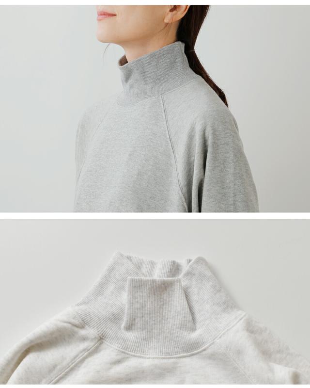 soglia ソリア コットン ハイネック スウェットシャツ “NERDS High