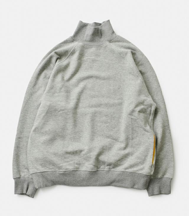 soglia ソリア  コットン ハイネック スウェットシャツ “NERDS High Neck Sweat” nerds-h-n-sw-ms 2025aw新作 ユニセックス クーポン対象 soglia ソリア コットン ハイネック スウェットシャツ “NERDS High