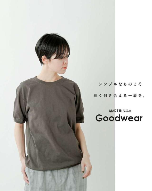 グッドウェア Tシャツ Goodwear  7.2oz コットン クルーネック ショートスリーブ Tシャツ ngt9801  クーポン対象
