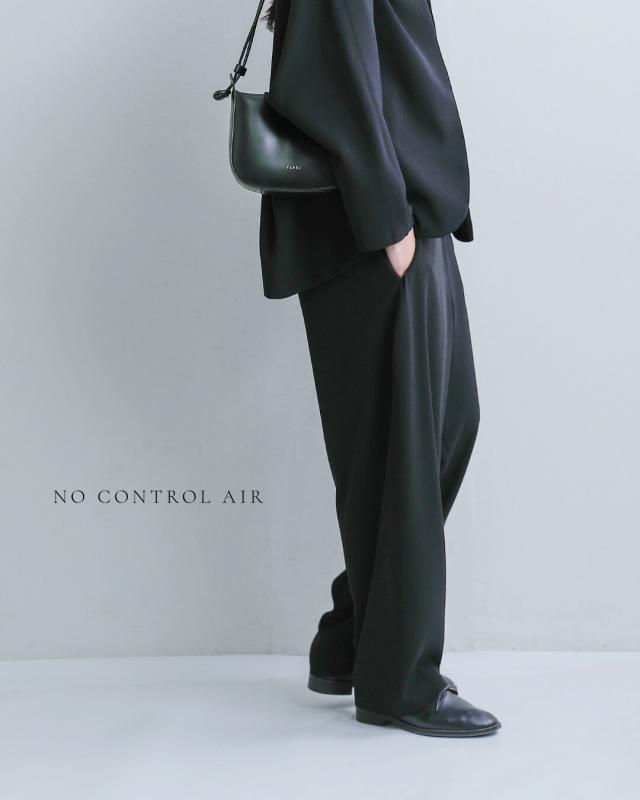 NO CONTROL AIR ノーコントロールエアー ライトクレープダブルクロス ワイドテーパード モモヤマパンツ nk-nc9843pf レディース 春夏_1