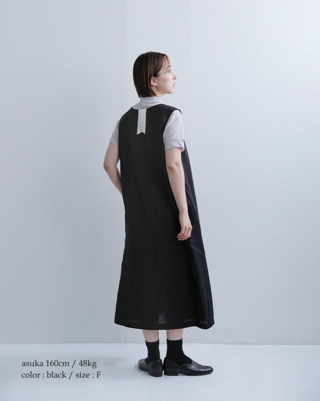 nooy ヌーイ リネン シルバー tie ドレス nop26s09 レディース 2026ss新作 春夏 クーポン対象_2