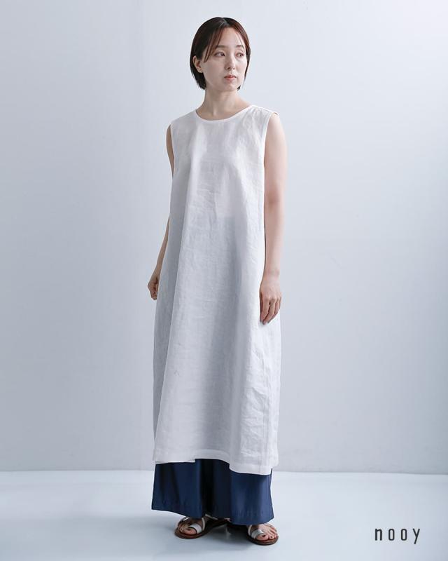 nooy ヌーイ リネン シルバー tie ドレス nop26s09 レディース 2026ss新作 春夏 クーポン対象_1