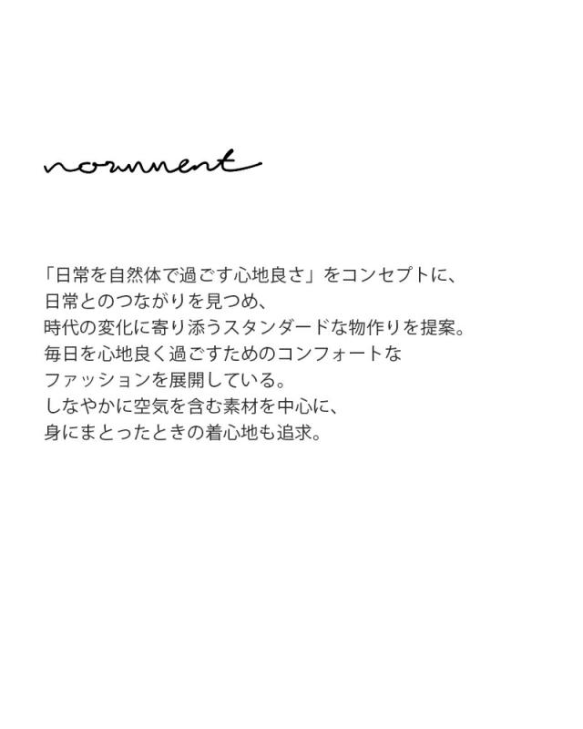 normment ノーメント コットンポプリン タック ドレス “COTTON POPLIN TUCK DRESS” s26s-1551 レディース 2026ss新作 春夏 クーポン対象_3