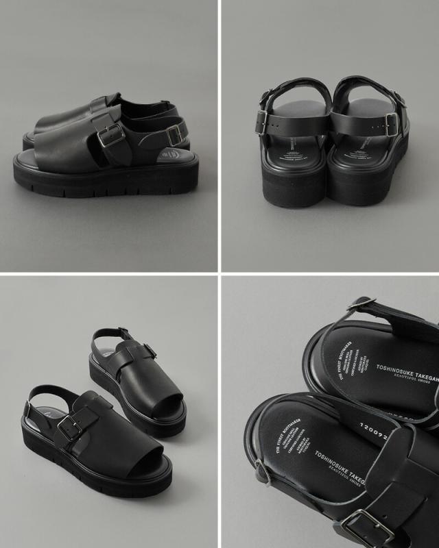 【ほぼ新品】BEAUTIF SHOES レザーサンダル BEAUTIFUL SHOES ビューティフルシューズ ステアレザー ビブラムソール