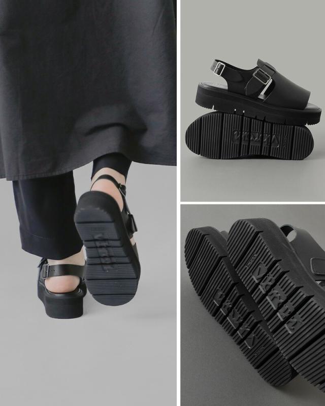 BEAUTIFUL SHOES ビューティフルシューズ ステアレザー ビブラムソール オープントゥ サンダル open-toe-sandals 2026ss新作 春夏 レディース クーポン対象_9