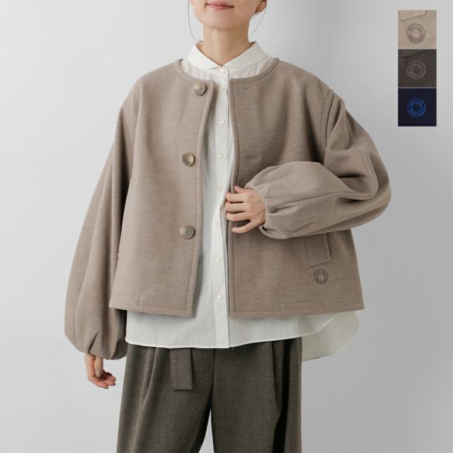 ORCIVAL オーチバル オーシバル  ブリティッシュツイード メルトン ノーカラー ジャケット or-a0743bbt-nk レディース 2025aw新作  クーポン対象