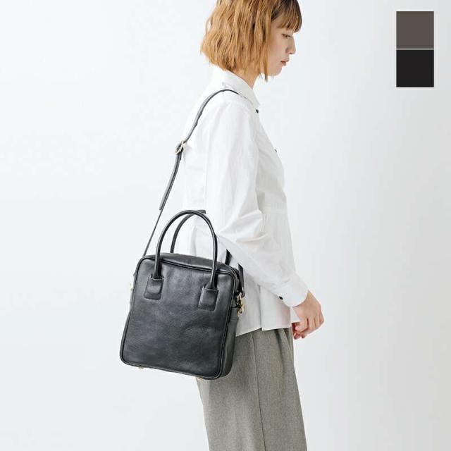 アンサ ショルダーバッグ Ense キップレザー 2way スクエア ミニ