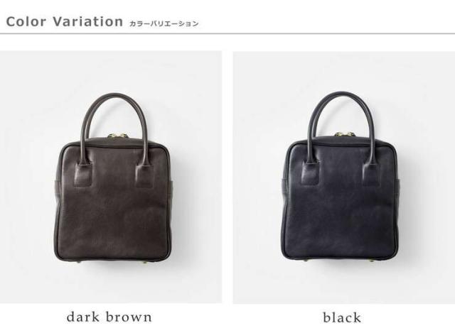 Ense アンサ キップレザー 2way スクエア ミニ ボストン Ense アンサ