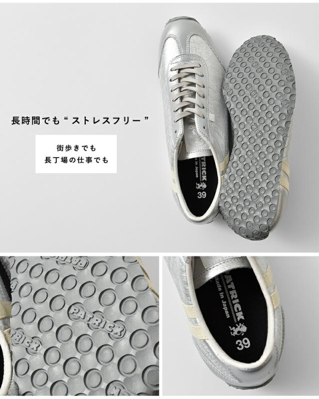PATRICK パトリック パミール ハク レザーアッパー ローカット スニーカー “PAMIR-HAKU” pamir-hakuレディース 2026ss新作 春夏_8