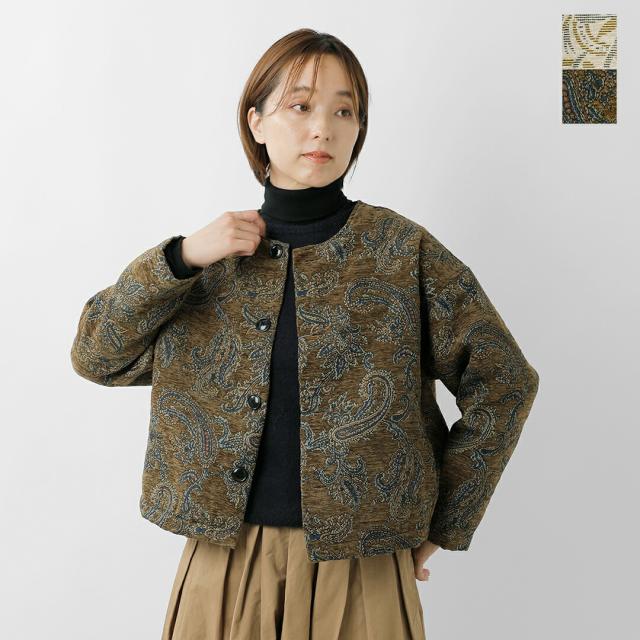 NOUVELLES DU PARADIS ヌーベル ドゥ パラディ  ゴブラン シェニール ジャケット pb25327-tr 2025aw新作 レディース ☆☆ クーポン対象