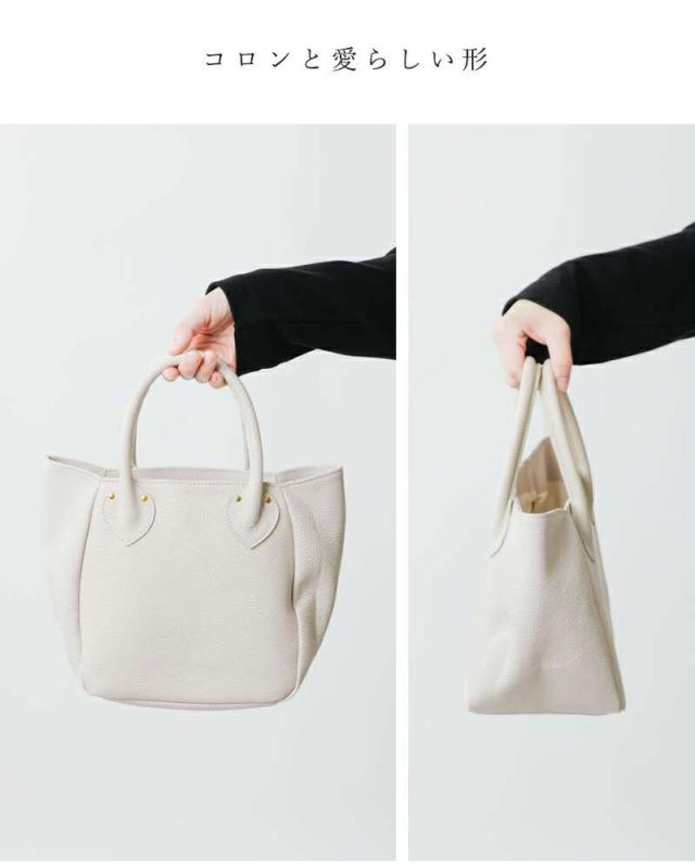 マリンデイ トートバッグ MARINE DAY  シュリンク カウレザー トートバッグ “PLUM” plum  クーポン対象