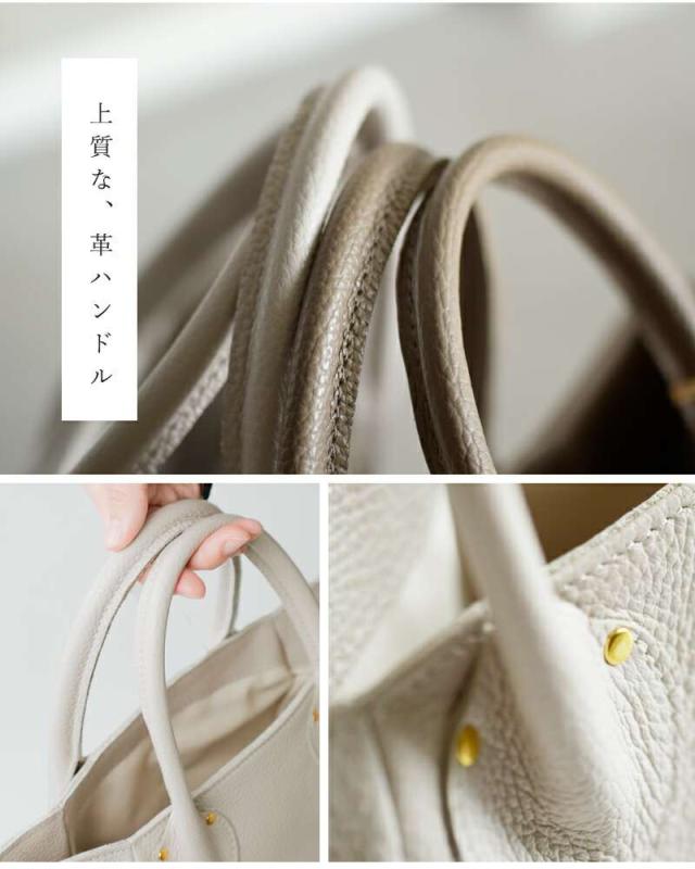 マリンデイ トートバッグ MARINE DAY  シュリンク カウレザー トートバッグ “PLUM” plum  クーポン対象