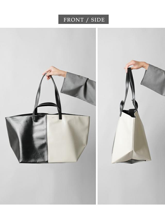 CAHU カウ プラティーク バイカラー 2way トートバッグ M “Pratique Bigout with Zip” pratique-bi-zipレディース 2026ss新作 春夏 クーポン対象_9